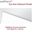 Welltherm Ecoline Metaal infrarood paneel, 1210 Watt, 75 x 150cm|Luchtreinigeronline