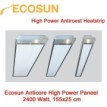 Ecosun Anticore hoge temperatuur paneel, 2400 Watt|Luchtreinigeronline
