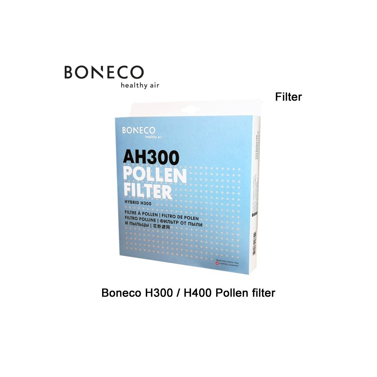 Boneco AH300 pollen filter voor H300 / H400 luchtreinigers|Luchtreinigeronline