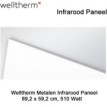 Welltherm Ecoline Metaal infrarood paneel 510 Watt 89,2 x 59,2 cm|Luchtreinigeronline