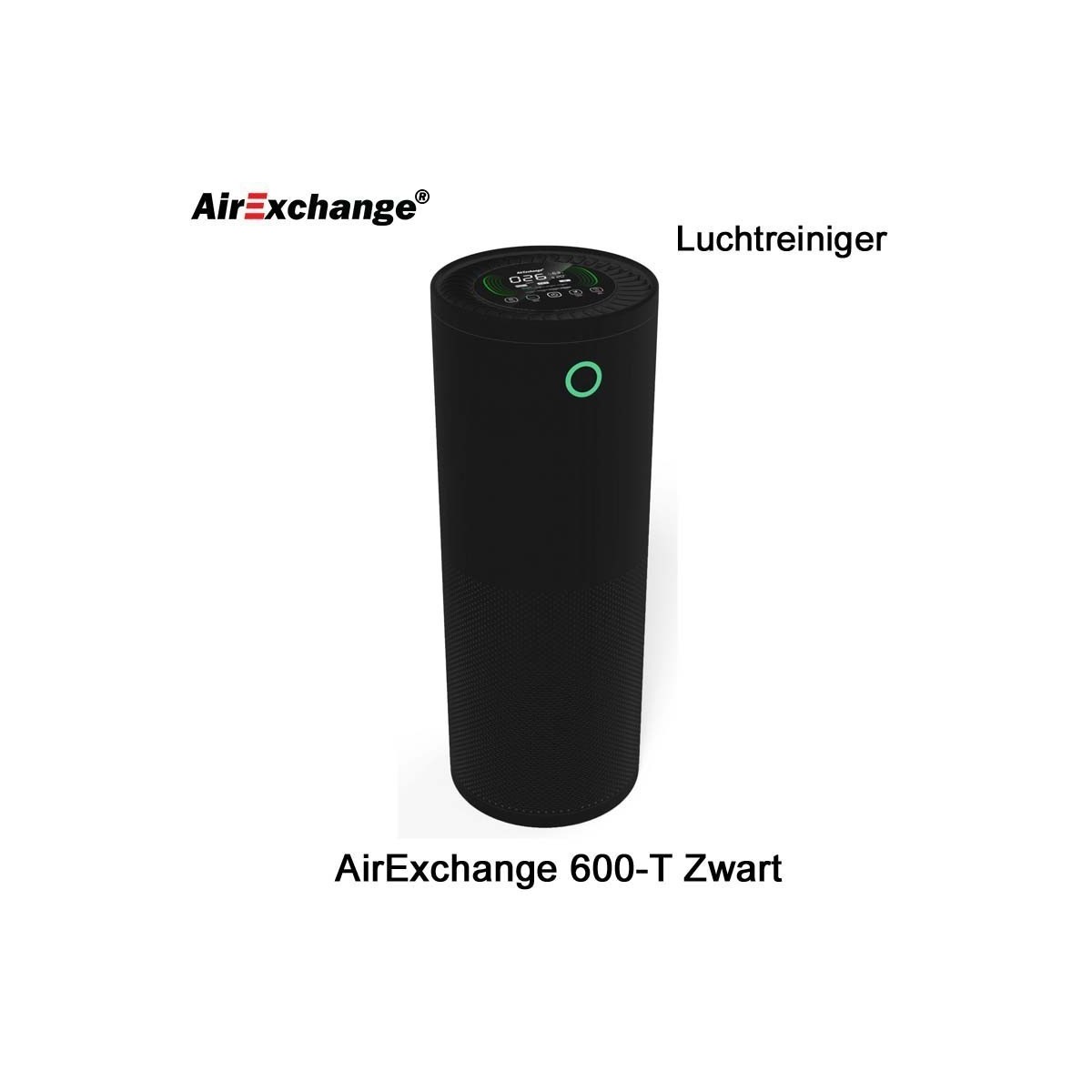 AirExchange 600-T Zwart Luchtreiniger|Luchtreinigeronline
