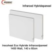 Irecoheat Eco Hybride infraroodpaneel 1400 Watt, 140 x 60 cm|Luchtreinigeronline