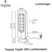 Teqoya TeqAir 200 Luchtionisator Donker Grijs|Luchtreinigeronline
