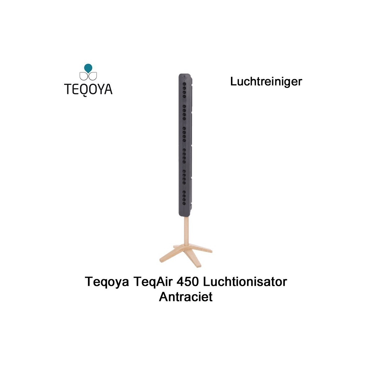Teqoya TeqAir 450 Luchtionisator Antraciet|Luchtreinigeronline