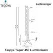Teqoya TeqAir 450 Luchtionisator Antraciet|Luchtreinigeronline