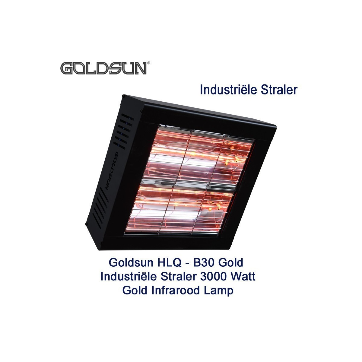 Goldsun HLQ - B30 Gold Industriële Straler 3000 Watt|Luchtreinigeronline