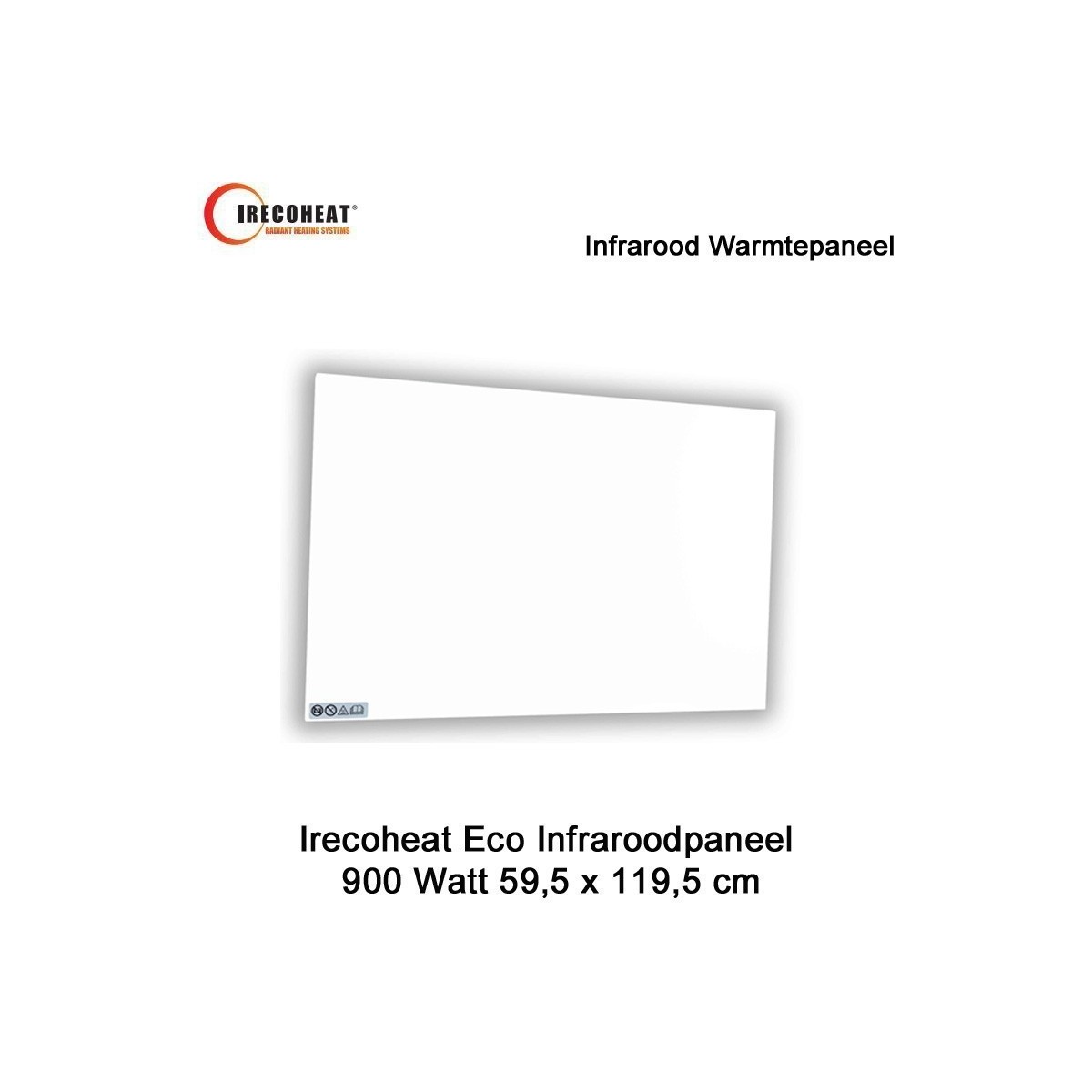 Irecoheat Eco SP 900 Watt infraroodpaneel, 60 x 120 cm|Luchtreinigeronline