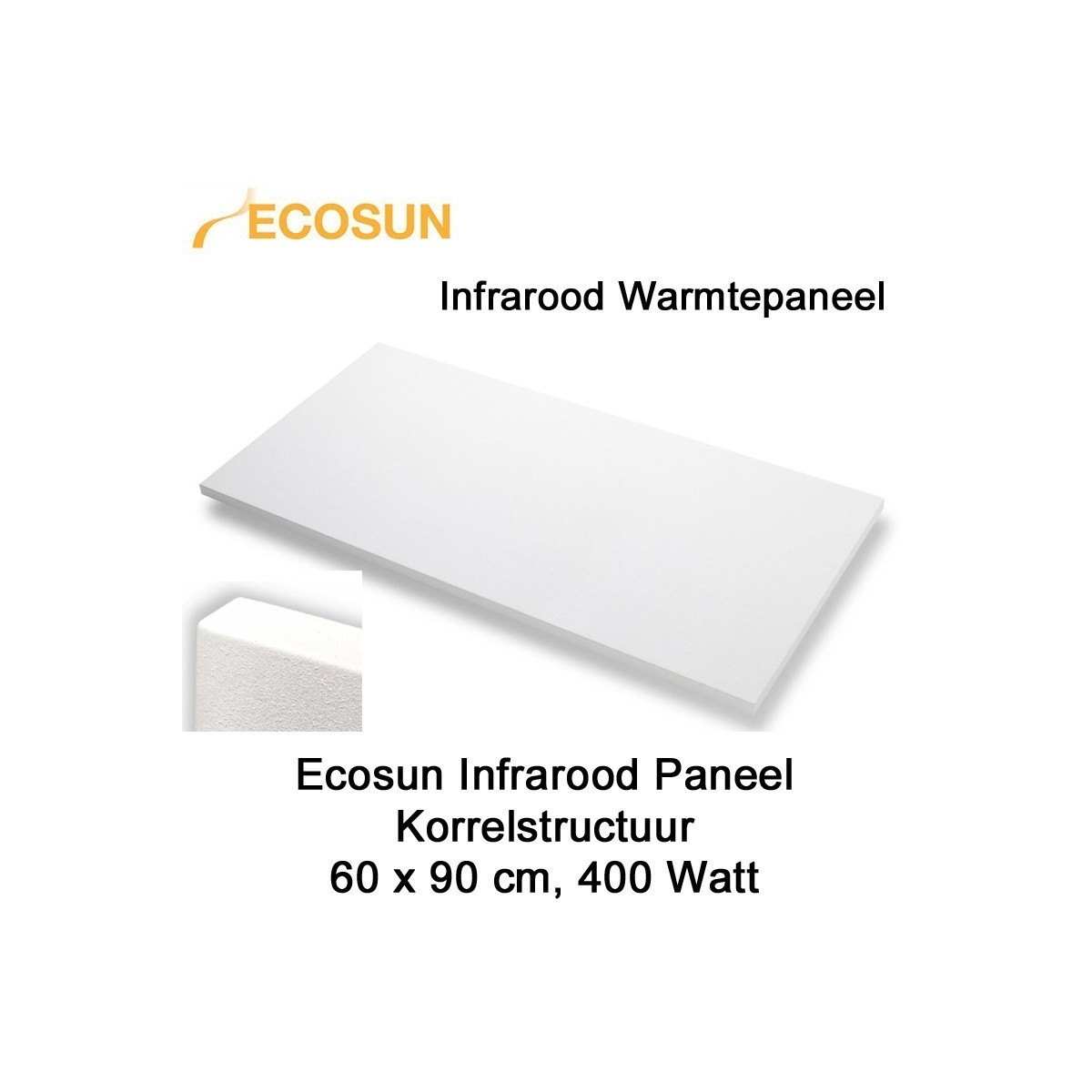 Ecosun infrarood paneel 60 x 90 cm 400 Watt|Luchtreinigeronline