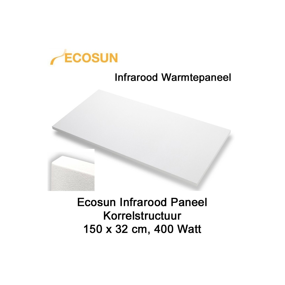 Ecosun infrarood paneel 150 x 32 cm 400 Watt|Luchtreinigeronline