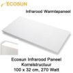 Ecosun infrarood paneel 100 x 32 cm 270 Watt|Luchtreinigeronline