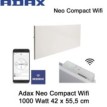 Adax Neo Compact Wifi Convector Verwarming 1000 Watt, 55,5 x 42cm Ecodesign|Luchtreinigeronline