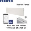 Adax Neo Wifi L10 Paneel 1000 Watt, 21 x 138 cm Ecodesign|Luchtreinigeronline