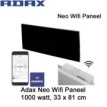 Adax Neo Wifi H10 Zwart Paneel 1000 Watt 33 x 81 cm Ecodesign|Luchtreinigeronline
