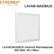 Etherma Lava Maximus infrarood paneel 600 Watt 48 x 48 cm|Luchtreinigeronline
