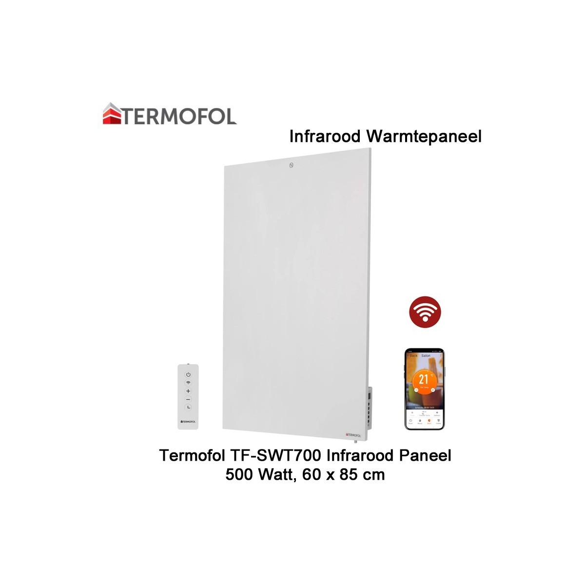 Termofol TF-SWT700 Infrarood Paneel 500 Watt, 60 x 85 cm|Luchtreinigeronline