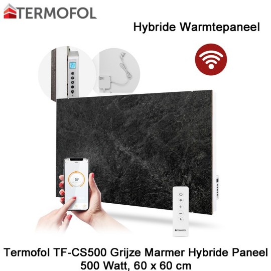 Termofol TF-CS500-03 Keramisch Hybride infrarood Paneel met wifi, 500 Watt, 60 x 60 cm|Luchtreinigeronline