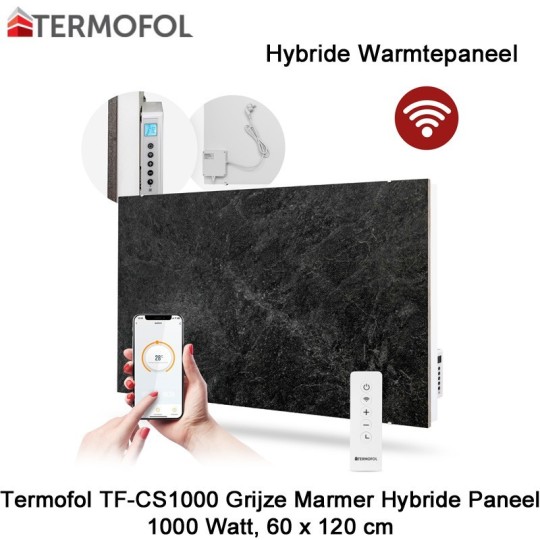 Termofol TF-CS1000-03 Keramisch Hybride infrarood Paneel met wifi, 1000 Watt, 60 x 120 cm|Luchtreinigeronline