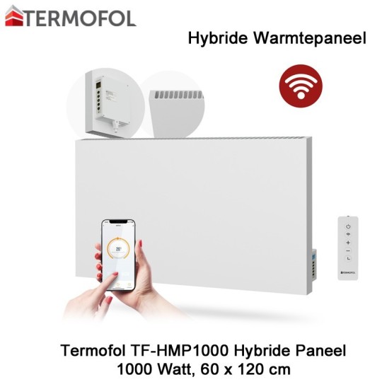Termofol TF-HMP1000 Hybride infrarood Paneel met wifi 1000 Watt, 60 x 120 cm|Luchtreinigeronline