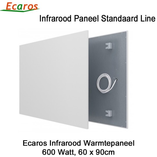 Ecaros Infrarood warmtepaneel 600 Watt 60 x 90 cm|Luchtreinigeronline