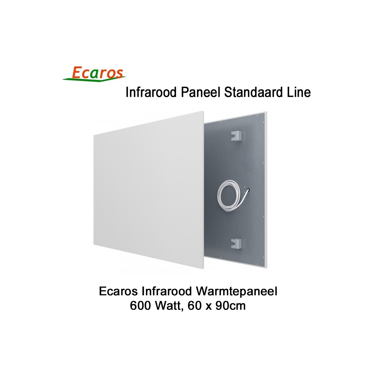 Ecaros Infrarood warmtepaneel 600 Watt 60 x 90 cm|Luchtreinigeronline