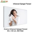 Ecaros Spiegel Infrarood Warmtepaneel 800 Watt 120 x 60 cm|Luchtreinigeronline