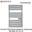Termofol TRS-03 zilver handdoekdroger 500 Watt|Luchtreinigeronline
