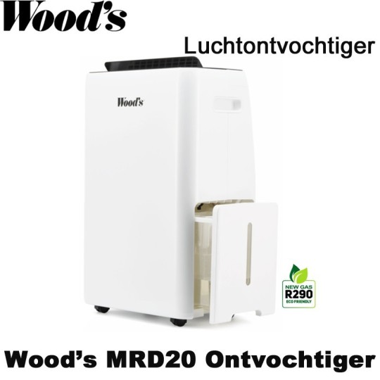 Woods MRD20 Luchtontvochtiger, tot 76 m²|Luchtreinigeronline