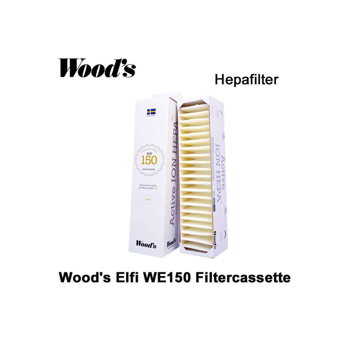 Woods Elfi WE150 en WE155 filtercassette|Luchtreinigeronline