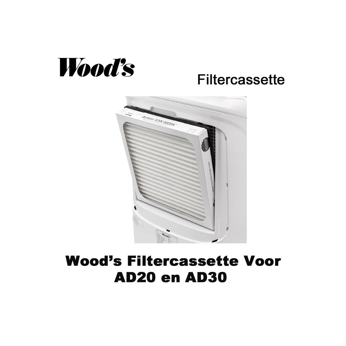 Woods AD20 en AD30 filtercassette|Luchtreinigeronline