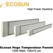 Ecosun hoge temperatuur paneel 1200W, 155x15 cm|Luchtreinigeronline