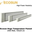 Ecosun hoge temperatuur paneel 2400W, 155x25 cm|Luchtreinigeronline