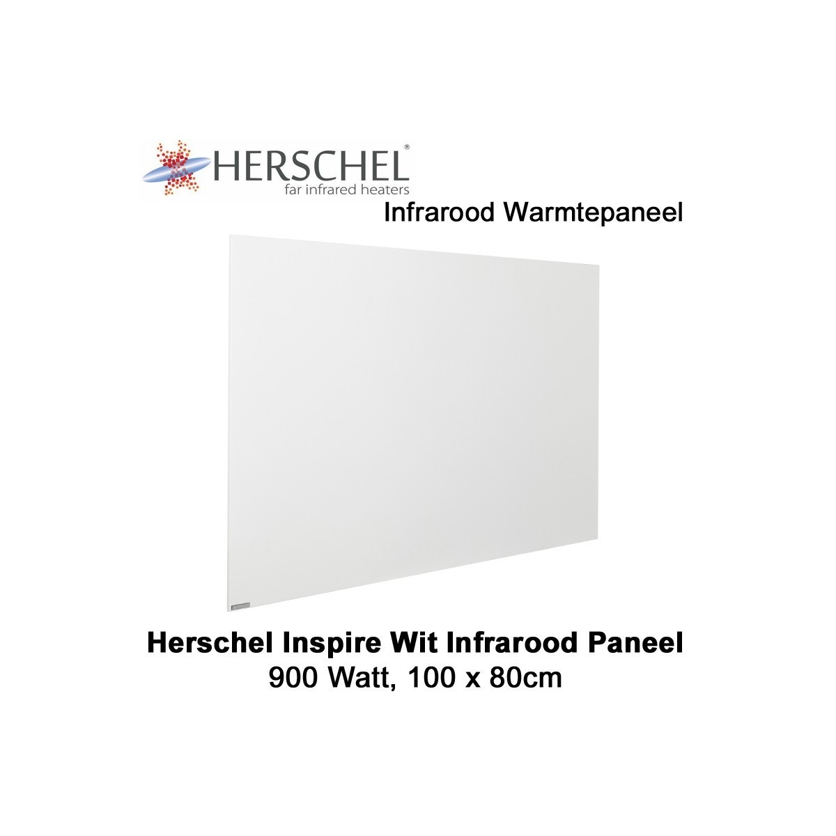 Herschel Inspire wit infrarood paneel 900 Watt, 100 x 80 cm|Luchtreinigeronline