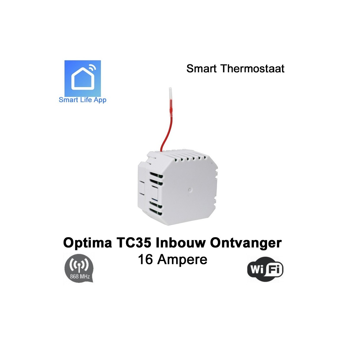 TC35 inbouw ontvanger RF WiFi 16A voor Optima W pro serie|Luchtreinigeronline