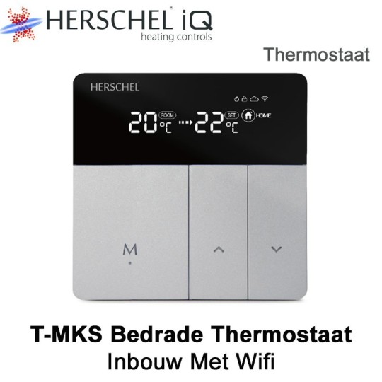 Herschel iQ T-MKS Bedrade wifi thermostaat|Luchtreinigeronline