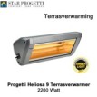 Progetti Heliosa 9 Antraciet Amberlight terrasverwarmer 2200Watt|Luchtreinigeronline