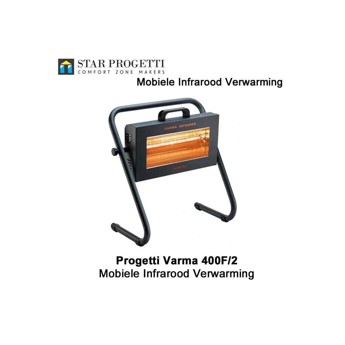 Varma 400F/2 1500 Watt Mobiele infrarood verwarming|Luchtreinigeronline
