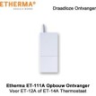 Etherma ET-111A ontvanger voor ET-11A en ET-14A thermostaten|Luchtreinigeronline