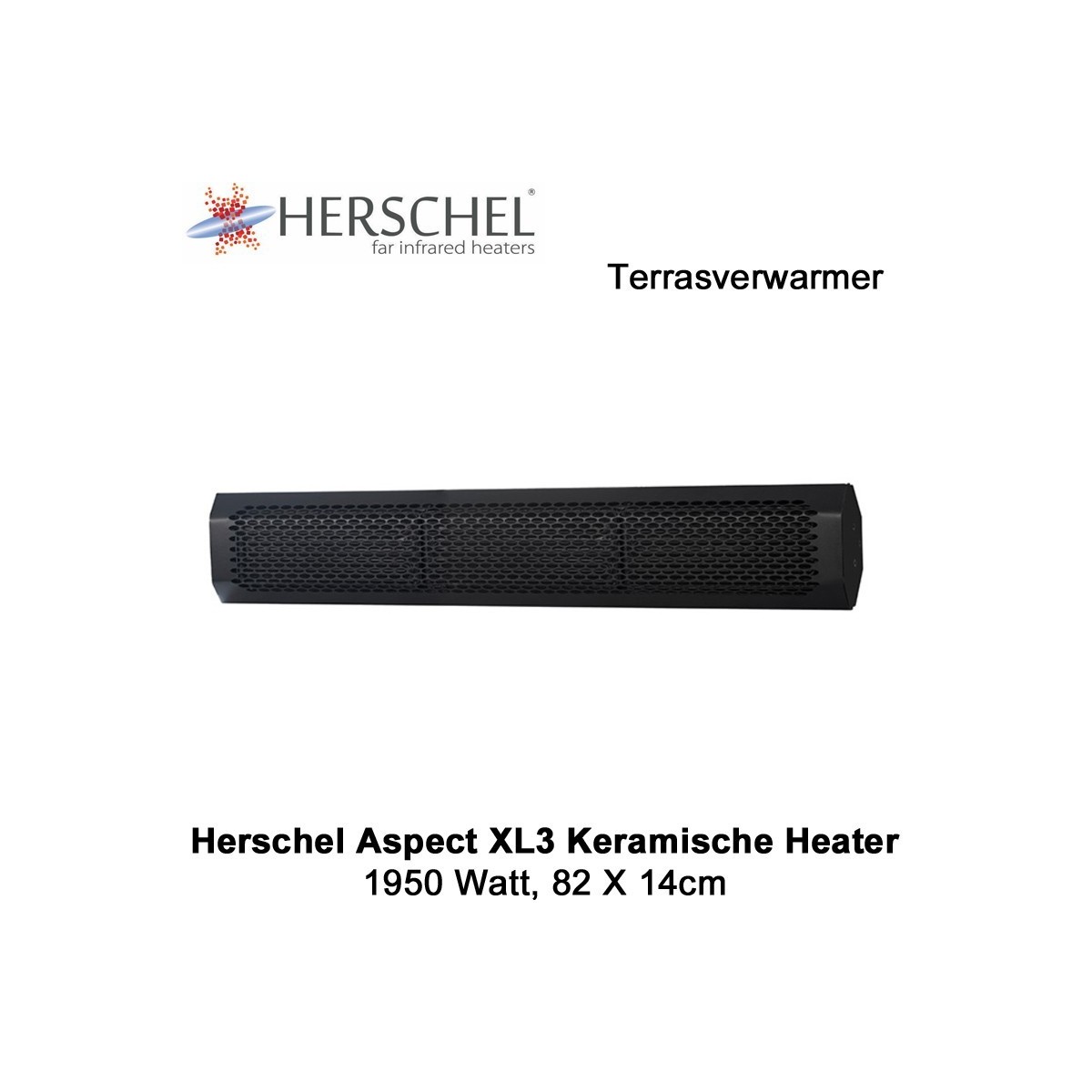 Herschel Aspect XL3 keramische terrasverwarmer 1950 Watt|Luchtreinigeronline