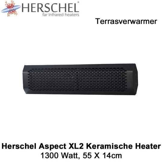 Herschel Aspect XL2 keramische terrasverwarmer 1300 Watt|Luchtreinigeronline