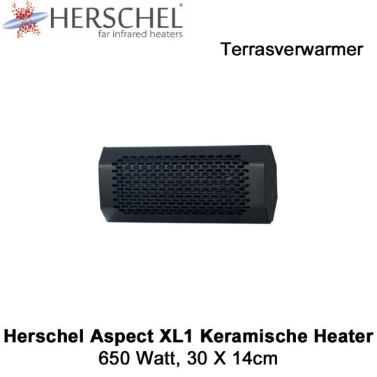Herschel Aspect XL1 keramische terrasverwarmer 650 Watt|Luchtreinigeronline