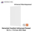 Herschel Comfort infrarood paneel 850 Watt, 59,5 x 119,5 cm|Luchtreinigeronline