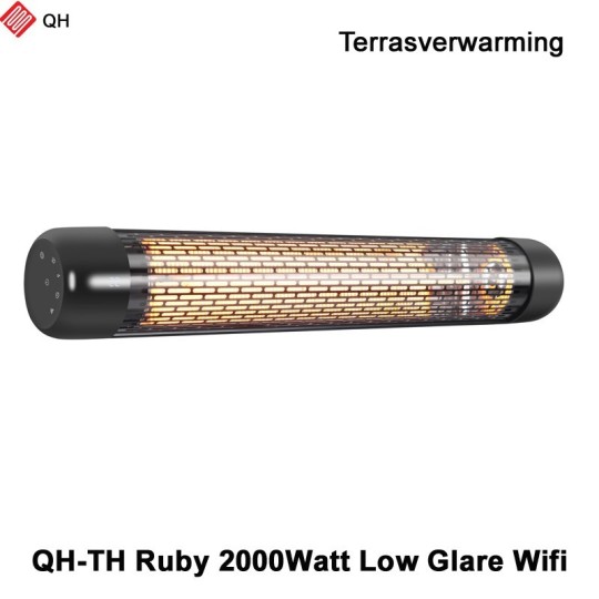QH-TH Ruby low glare Wifi infrarood heater - 2000 Watt|Luchtreinigeronline