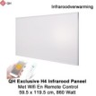 QH Exclusive H4 Infrarood paneel 860 Watt 59 x 119 cm met WiFi thermostaat|Luchtreinigeronline