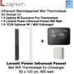 Leranti Power 900 Watt infrarood paneel met Optima W Exclusive Pro wifi thermostaat en ontvanger|Luchtreinigeronline