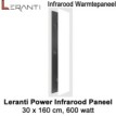 Leranti Power 600 Watt infrarood paneel, 30 x 160 cm|Luchtreinigeronline