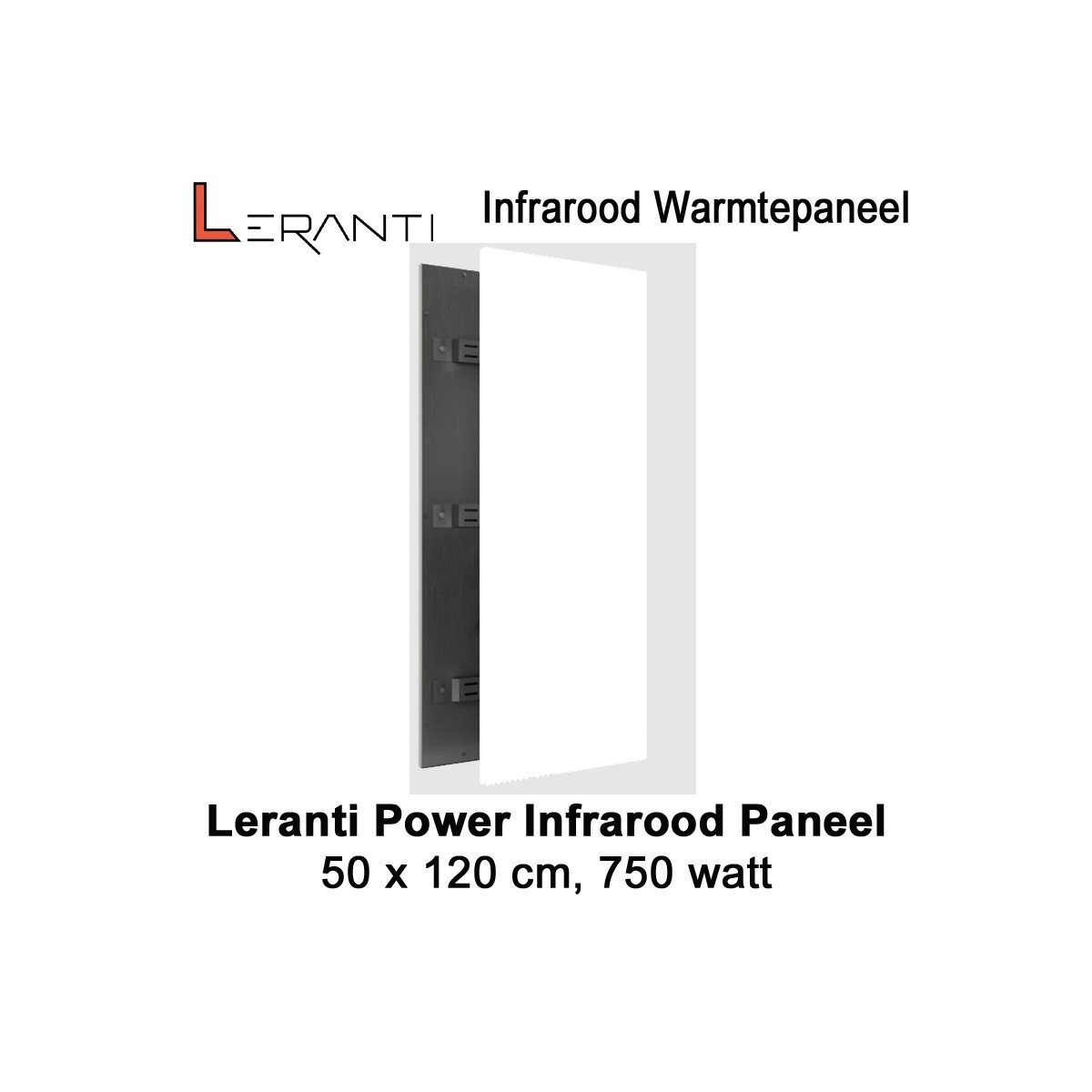 Leranti Power 750 Watt infrarood paneel, 50 x 120 cm|Luchtreinigeronline