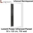 Leranti Power 750 Watt infrarood paneel, 50 x 120 cm|Luchtreinigeronline