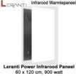 Leranti Power 900 Watt infrarood paneel, 60 x 120 cm|Luchtreinigeronline