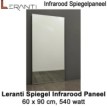 Leranti Spiegel 540 Watt infrarood paneel, 60 x 90 cm|Luchtreinigeronline