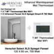 Herschel Select XLS spiegel infrarood paneel met WiFi thermostaat, 700 Watt 60 x 120 cm|Luchtreinigeronline